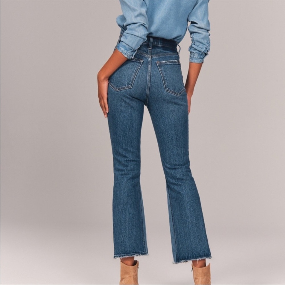 Abercrombie & Fitch Kick Flare Ultra High Rise Jeans